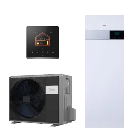 Midea Gaiss-ūdens siltumsūknis ar iebūvēto boileri: 4 – 10 kW Midea M-Thermal
