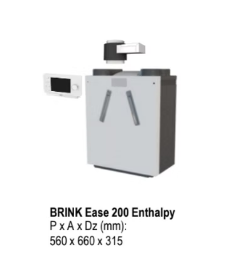 BRINK Ease Enthalpy sērijas rekuperācijas iekārta