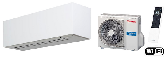 Toshiba gaiss gaiss siltumsūknis Arctic White